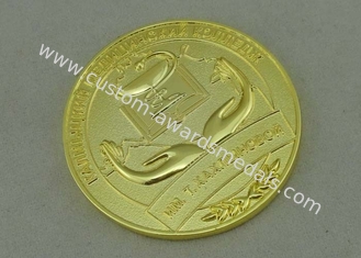 IGMK a personnalisé des pièces de monnaie, le cuivre meurent pièce de monnaie de preuve emboutie avec le double côté 3D et l'électrodéposition argentée