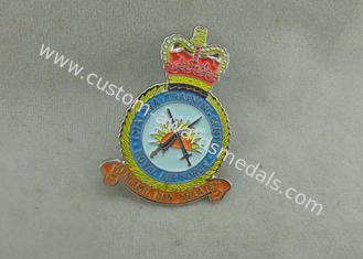 Pin doux transparent en alliage de zinc d'émail, insignes militaires de Pin de Royal Air Force d'honneur