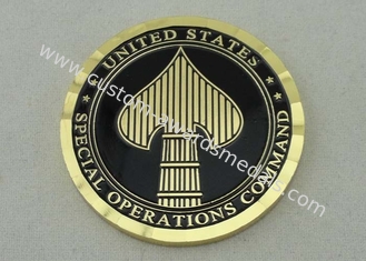 Pièce de monnaie molle personnalisée d'émail de commande d'opérations spéciales des Etats-Unis
