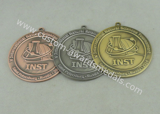 récompenses faites sur commande de médaille d'épaisseur de 3,0 millimètres, médaille antique en alliage de zinc de St Petersburg