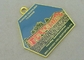 médaille en alliage de zinc du carnaval 3D avec l'électrodéposition en laiton d'antiquité molle d'émail
