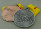 En alliage de zinc meurent les médailles de fonte pour la réunion de sport, poly cuivre d'antiquité de 50 insignes