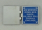 L'OEM enferment dans une boîte les insignes commémoratifs de souvenir de cas en alliage de zinc/acier inoxydable en aluminium/