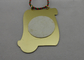 Laiton/cuivre/médaille d'acier inoxydable/en aluminium de Narrenzunft Murg de carnaval avec la corde de deux couleurs