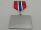 La médaille de ruban d'impression offset d'acier inoxydable, coutume attribue des médailles avec de l'or, nickel, laiton, cuivrage