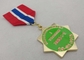 Les médailles faites sur commande de récompenses de laiton de réunion de sport de marathon avec meurent fonte, meurent frappé, embouti