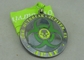 Médaille transparente en alliage de zinc personnalisée d'émail avec le nickelage noir