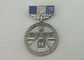 la médaille faite sur commande en alliage de zinc de 32mm attribue l'émail mol, nickelage antique