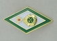 insignes de souvenir d'armée de l'or 3D avec l'émail mol pour la date et les vacances de souvenir