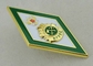 insignes de souvenir d'armée de l'or 3D avec l'émail mol pour la date et les vacances de souvenir