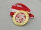 électrodéposition d'argent d'antiquité de médaille d'émail de 88mm, médaille de fer pour le jeu de sport