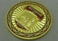 Les militaires en alliage de zinc de pièce d'or en métal 3D contestent la pièce de monnaie, pièce de monnaie molle de souvenir d'émail