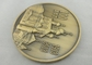 Les insignes en alliage de zinc de souvenir de la Russie avec 3D conçoivent et l'or d'antiquité pour des récompenses