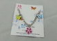Chaîne principale de bracelet promotionnel de papillon, fer embouti avec l'émail mol
