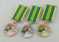 Récompenses faites sur commande en alliage de zinc de la médaille 3D, placage à l'or antique et ruban spécial