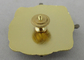 Les insignes en alliage de zinc de souvenir de police avec l'émail mol 3D conçoivent avec le placage à l'or