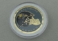 Meurent les pièces de monnaie personnalisées par émail mol embouties par le laiton avec le placage à l'or