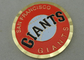 Meurent les pièces de monnaie personnalisées par San Francisco Giants frappées 2,0 pouces et placage à l'or