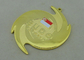 3D meurent des médailles de fonte pour l'académie de Budo/en alliage de zinc avec le placage à l'or