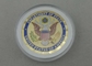 En laiton meurent les pièces de monnaie personnalisées par Département d'État embouties pour l'armée des Etats-Unis
