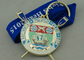 Les médailles de club d'aviron de Runcorn avec l'émail dur d'imitation, moulage mécanique sous pression et nickelage