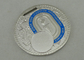 La médaille faite sur commande de Gaz Pererabotka attribue pouce argenté en alliage de zinc Russie de l'électrodéposition 3,0 pour la réunion de sport