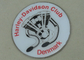 Insignes photogravés du souvenir 3.0inch, insigne d'époxyde de club de Harley Davidson