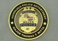 L'émail mol a personnalisé le Département de Police de Honolulu de pièces de monnaie, pièce de monnaie en alliage de zinc du placage à l'or 3D 2,5 pouces