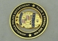 L'émail mol a personnalisé le Département de Police de Honolulu de pièces de monnaie, pièce de monnaie en alliage de zinc du placage à l'or 3D 2,5 pouces