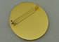 Insignes de souvenir de femme, insigne en alliage de zinc de placage à l'or 3D et Pin de poussée