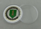 Pièces de monnaie personnalisées par laiton mou d'émail, pièce de monnaie de Division de l'armée américaine deux de tons en métal de couleurs