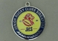 La médaille brillante d'émail de nickel, en alliage de zinc insigne de sports de moulage mécanique sous pression