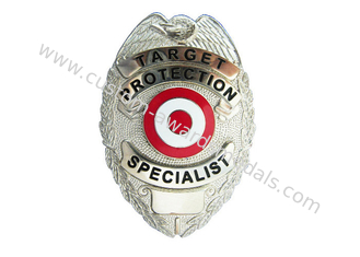 la police de matriçage en métal 3D Badge, des insignes de souvenir de broche avec l'électrodéposition de TwoTones