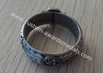 Le souvenir commémoré Badges l'anneau en métal avec l'étain, argent antique