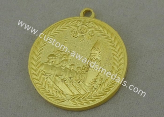 En alliage de zinc les médailles d'or du moulage mécanique sous pression 3D et les récompenses émaillent des médailles d'armée