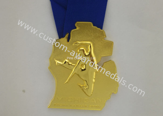 Les rubans personnalisés de médaille d'émail, médailles de karaté de récompenses moulage mécanique sous pression