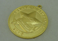 3D matériel en alliage de zinc de médailles de moulage mécanique sous pression avec le placage à l'or 50 millimètres