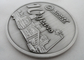 Metal la pièce de monnaie de souvenir/pièces de monnaie personnalisées argent antique, cuivre, argent, anti- nickelage
