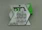 Médaille dure d'imitation argentée antique de marathon de médailles du ruban 900*25