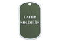 Les soldats de Caleb ont personnalisé les colliers d'étiquette de chien, étiquettes de chien militaires faites sur commande en alliage de zinc avec le nickelage