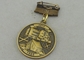 Les médailles faites sur commande en alliage de zinc de récompenses meurent en coûtant les militaires antiques du côté 3D de double d'or