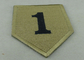 La broderie faite sur commande de troupe des USA raccorde les insignes brodés par Air Force One