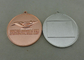 3D de électrodéposition multi les médailles de sport de moulage mécanique sous pression, médailles adaptées aux besoins du client de récompenses par l'estampillage