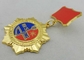 la coutume d'Ural Meh Zavo de l'or 3D attribue des médailles, émail dur d'imitation de 40mm