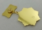 la coutume d'Ural Meh Zavo de l'or 3D attribue des médailles, émail dur d'imitation de 40mm