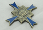 Médaille d'émail de 40 Jahre Garde, électrodéposition en laiton antique pour décoratif