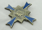 Médaille d'émail de 40 Jahre Garde, électrodéposition en laiton antique pour décoratif