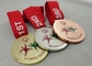 Les médailles plaquées par cuivre avec le ruban, moulage mécanique sous pression pour le jeu olympique