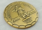 Le laiton embouti a personnalisé le placage à l'or d'antiquité des pièces de monnaie 3d