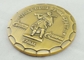Le laiton embouti a personnalisé le placage à l'or d'antiquité des pièces de monnaie 3d